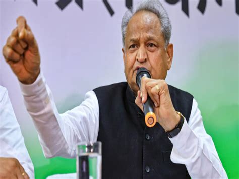 Rajasthan Bjp Manifesto Cm Ashok Gehlot Targets Bjp Manifesto