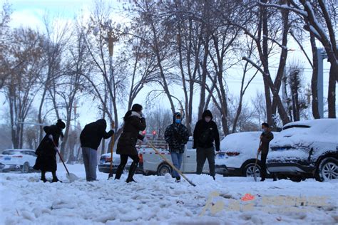 以雪为令齐行动 清扫积雪保畅通 天山网 新疆新闻门户