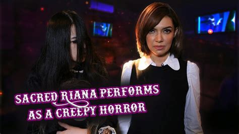 AGT Sacred Riana Performs As A Creepy Horror Movie Teenage Girl YouTube