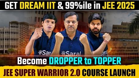 JEE Dropper 2025 Most Powerful Batch ESaral Super Warrior 2 O