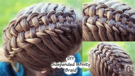 How To Suspended Infinity Braid On Yourself Braidsandstyles12