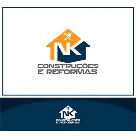 Nk Construção E Reformas Criação De Logo Para Construção And Engenh