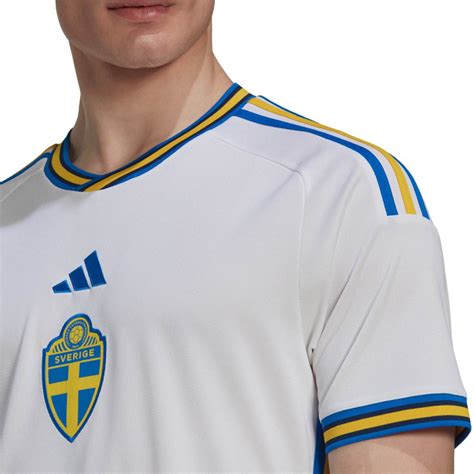 Playera adidas Suecia Segunda Equipación 2022 2023 White Glory Blue