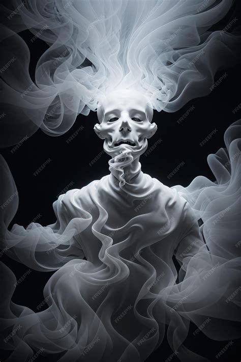 Premium Photo | Human face being formed by smoke