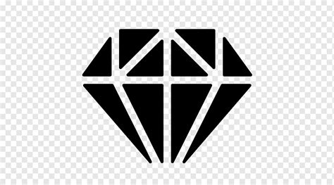 Símbolo de iconos de computadora de diamante forma de diamante piedra