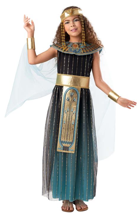 Teal Ombre Cleopatra Kid's Costume