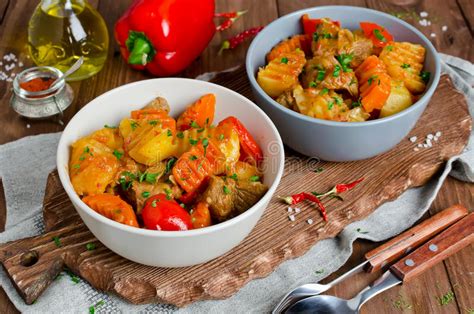 Lamb Stew With Vegetables Stock Photo Image Of Lunch 87401358