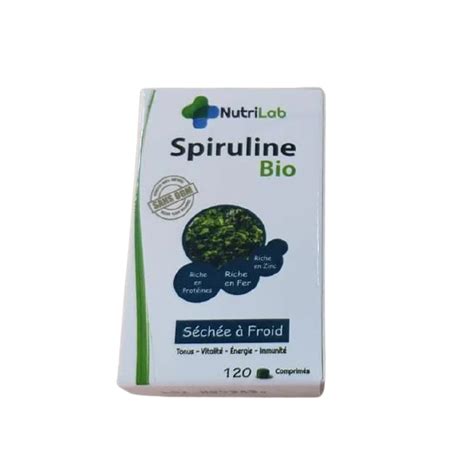 NUTRILAB SPIRULINE BIO B120 COMP Primepharma