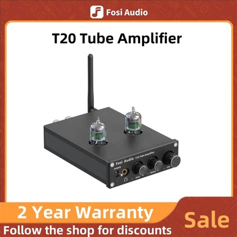 Fosi Udio T Bluetooth Amplificador De Tubo V Cuo Aptx Hd Amplificador