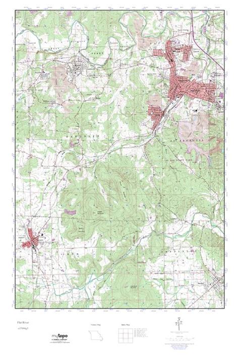 Mytopo Flat River Missouri Usgs Quad Topo Map