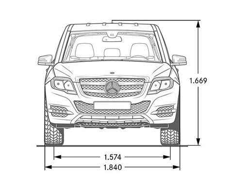 Mercedes Benz Glk Klasse X Abmessungen Technische Daten