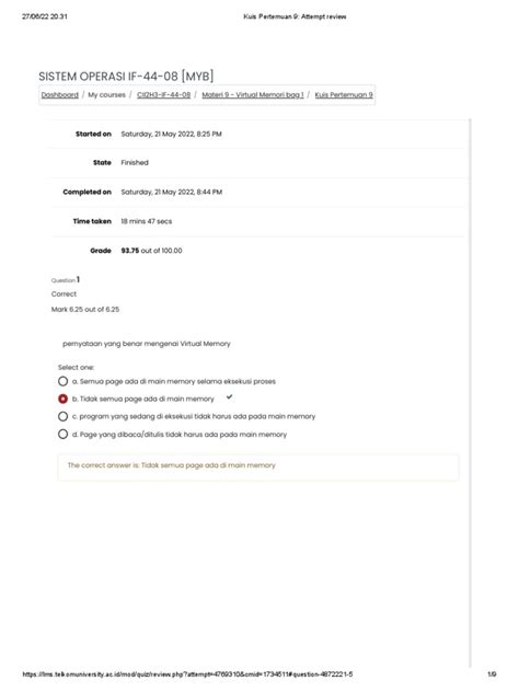 kuis pertemuan  attempt review