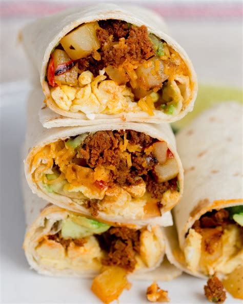 Chorizo Potato Breakfast Burrito Artofit