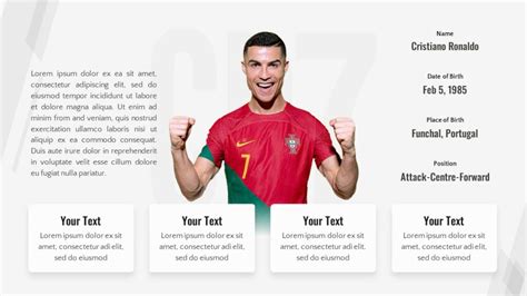 Free Google Slides Cristiano Ronaldo Template PowerPoint