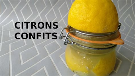 Citrons Confits Maison Recette Facile YouTube