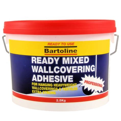 Bartoline Ready Mixed Wallcovering Adhesive 25kg Diy