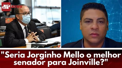 Vinda De Jorginho Mello Repercute Em Joinville Youtube