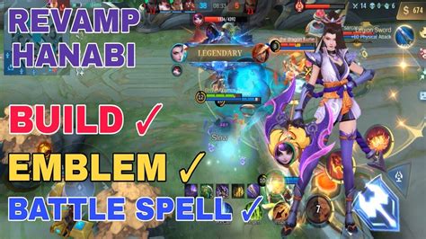 HANABI SOLID DAMAGE BEST BUILD EMBLEM 2023 BEST SPELL Maximus