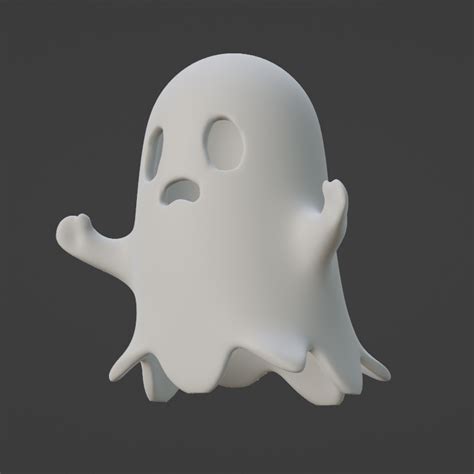 Free Stl File Cute Ghost Figure 👻・object To Download And To 3d Print・cults