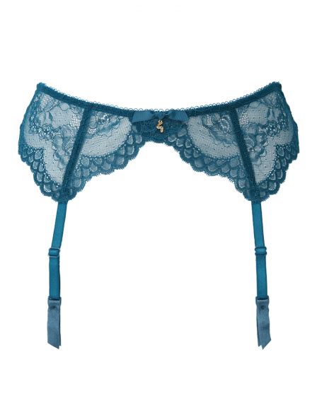 Suspender Belt Superboost Lace Lingerie Blue Gossard