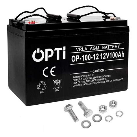 Акумулятор до ИБП UPS AGM 12V 100Ah 1200 Вт*год) AGM (кислотно-лужний ...