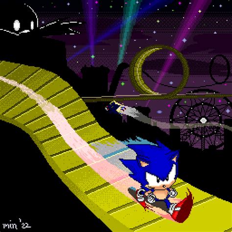 Artstation Vs Metal Sonic Stardust Speedway Sonic Mania