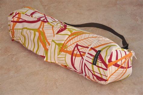 On Sale Yoga And Pilates Mat Bag White Pink Orange And Etsy White