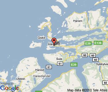 Alesund Map - Norway