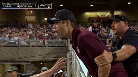 Texas Aandm Fans Ejected From College World Series Game Against Florida