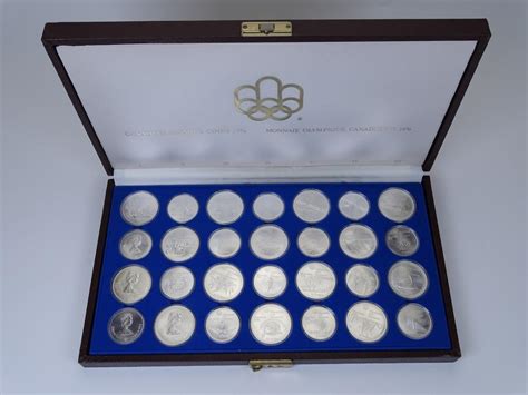 Sold Price: 1976 CANADIAN OLYMPICS 28-COIN SILVER COIN SET - October 6 ...