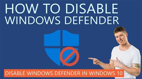 How To Disable Windows Defender Permanently Youtube