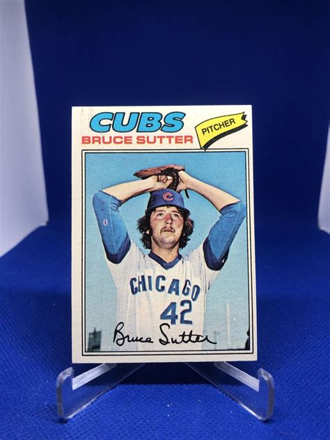 1977 Topps BRUCE SUTTER RC 144 Rookie Baseball Card Cubs HOF EBay