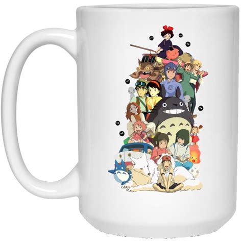 Ghibli Movie Characters Compilation Mug Ghibli Store