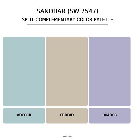 Sherwin Williams Sandbar SW 7547 Paint Coordinating Colors And