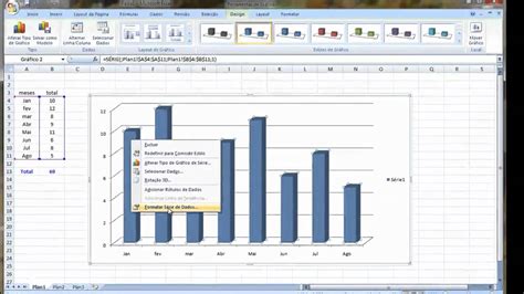 Como Fazer Um Gráfico No Excel 2 Youtube