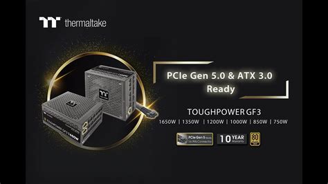 Thermaltake Toughpower Gf Gold Series Product Animation Pcie Gen