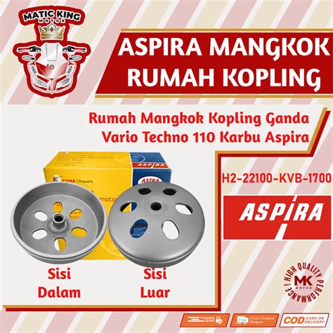 Jual Mangkok Rumah Kampas Ganda Kopling Vario Techno Karbu H