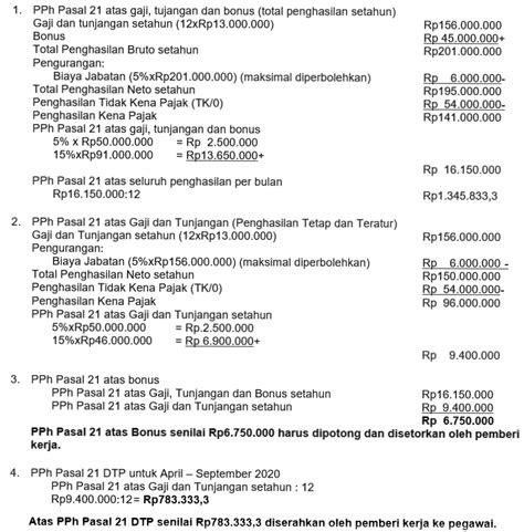 Detail Contoh Soal Perhitungan Pph 21 Koleksi Nomer 24