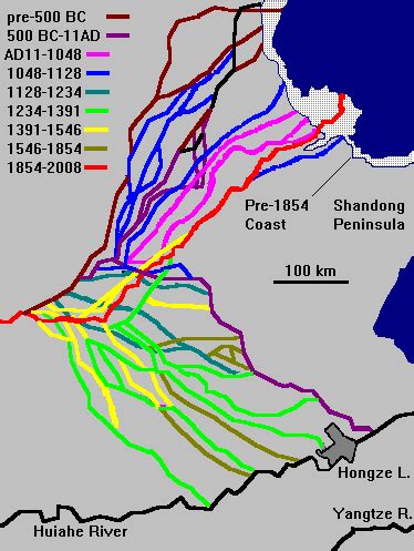 Huang He River On Map - Maps For You