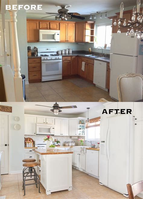 Before And After Diy Kitchen Cabinets