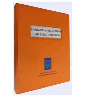 PB1203Y Maritime Progress Garbage Record Book