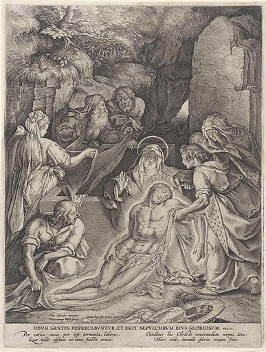 Entombment of Christ free public domain image | Look and Learn