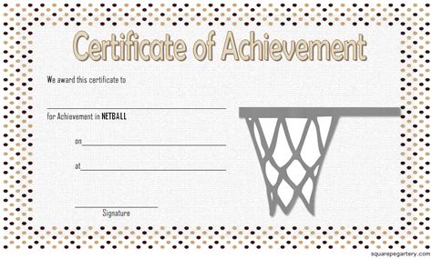 5 Best Netball Achievement Certificate Editable Templates Fresh