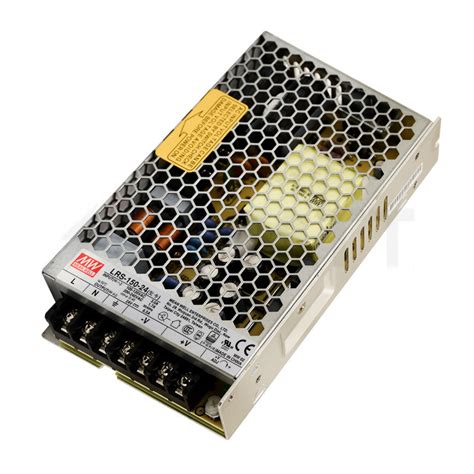Блок питания Mean Well DC 24V 156W 6,5A IP20 (LRS-150-24) купить в ...