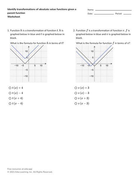 Edia | Free math homework in minutes - Worksheets Library