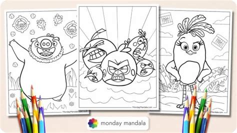 26 Angry Birds Coloring Pages (Free PDF Printables)