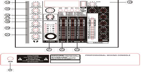 Document Admin Riworal Ux Channel Audio Mixer Sound Board System