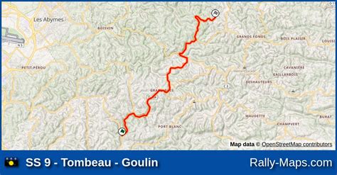 Karte Wp Tombeau Goulin Rallye National Des Grands Fonds The