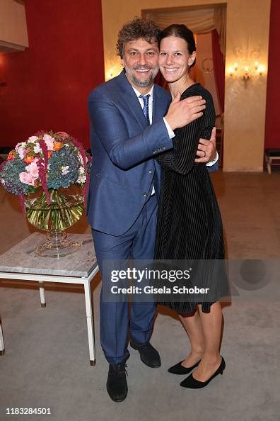 Opera Singer Jonas Kaufmann And His Wife Christiane Lutz At The Opera