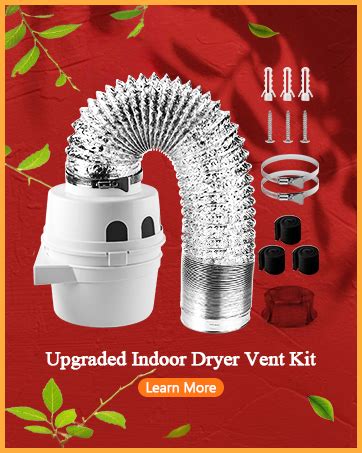 Amazon Upgraded Cenipar Tdidvkzw Indoor Dryer Vent Kit Filter